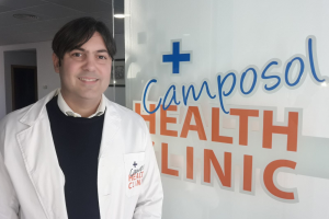 Fernando Marrero Camacho at the camposol health clinic